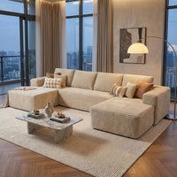 Summit U-Shaped Sectional Boneless Couch